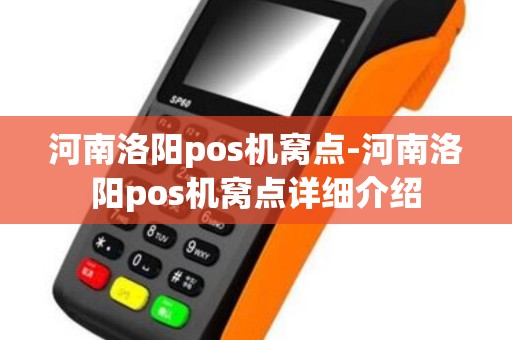 河南洛阳pos机窝点-河南洛阳pos机窝点详细介绍