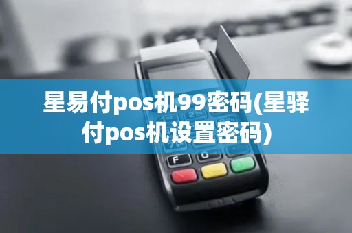 星易付pos机99密码(星驿付pos机设置密码)
